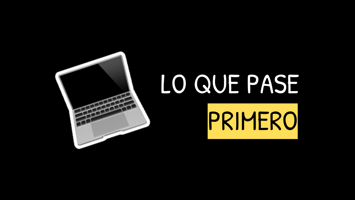 Lo que pase primero